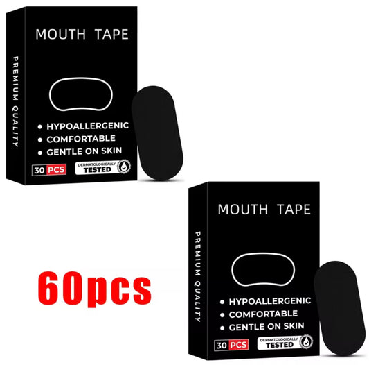 30/60/90Pcs Anti Snoring Sleep Mouth Tape Best Breathing Nasal Strips Medical Grade Improved Sleeping Snoring Relief