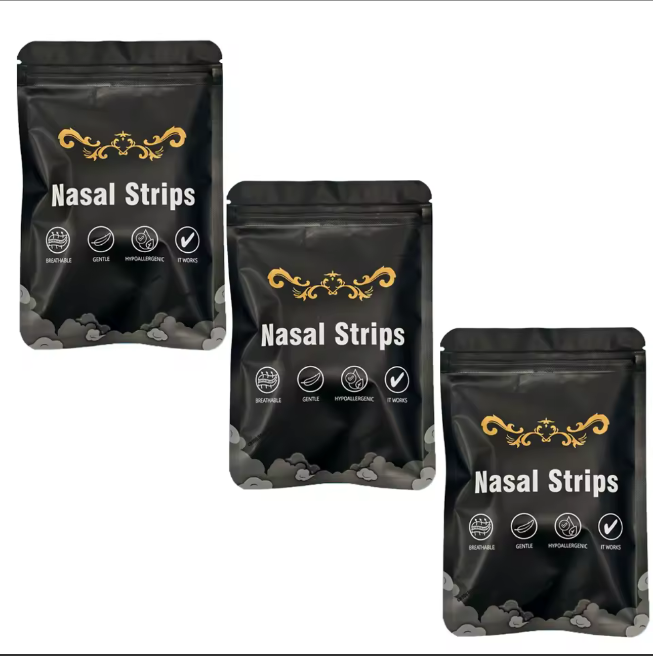 30/90/150PCS Enhanced Adhesion Sports Nasal Strips Breathable Comfortable Design Sleep Aid Non-Invasive Anti Snoring Nose Patch